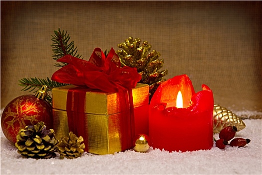 降临节,蜡烛,圣诞装饰