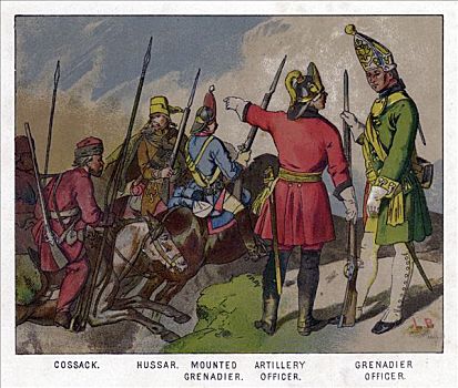 俄罗斯人,军人,19世纪