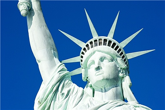 特写,自由女神像,国家纪念建筑,纽约,美国