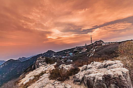 山东省泰安市泰山自然景观