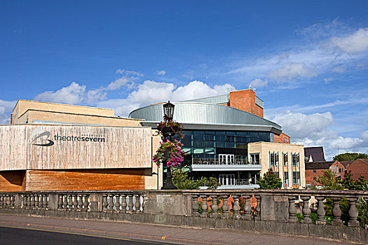 英格兰,什罗普郡,什鲁斯伯里,户外,剧院,码头,2009年