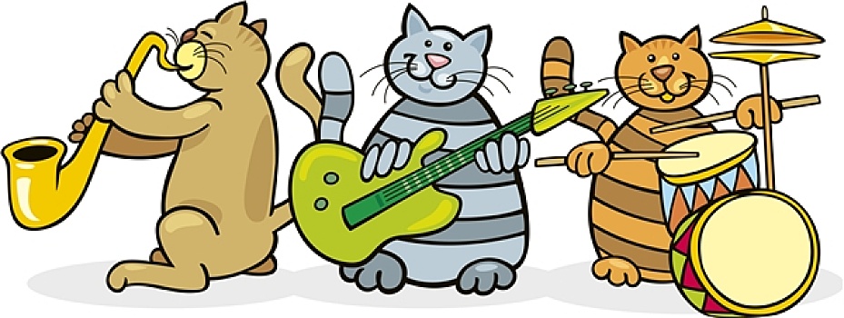 猫,乐队