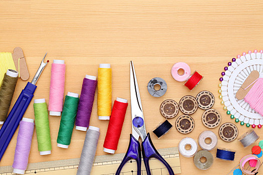 缝纫,工具,裁缝,时尚,概念