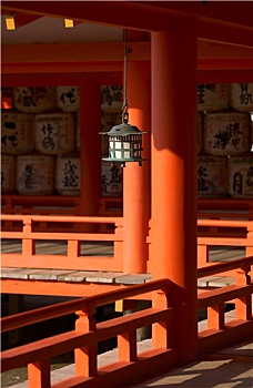 严岛神社,日本米酒,存放处