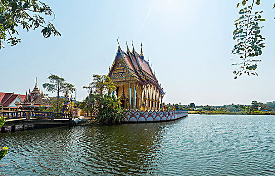 寺院,庙宇,禁止,苏梅岛,泰国,亚洲