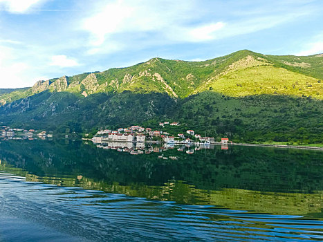 乡村,海岸,湾,黑山