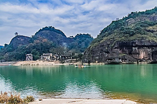 江西省鹰潭市龙虎山泸溪河流域自然景观