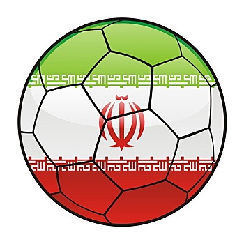 伊朗,旗帜,足球