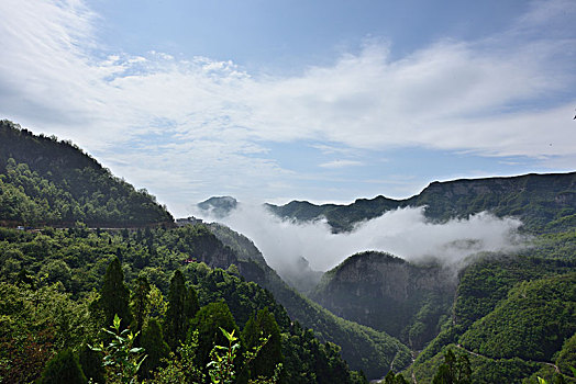 太行山,云台山,云海,阳光,大气