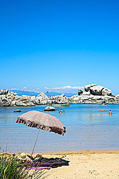 风景,岛屿,博尼法乔,科西嘉岛,法国