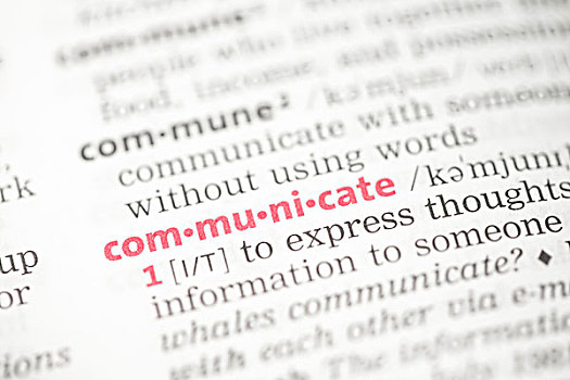 沟通,定义,字典