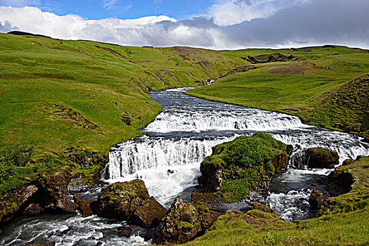 河,南方,区域,冰岛,欧洲