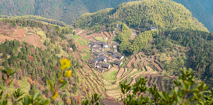 浙江仙居县,公盂村