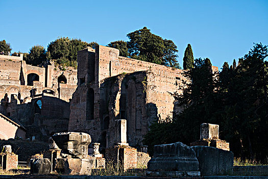 意大利古罗马废墟