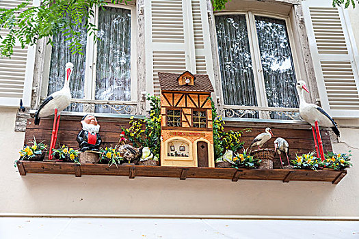 装饰,窗户,斯特拉斯堡,法国