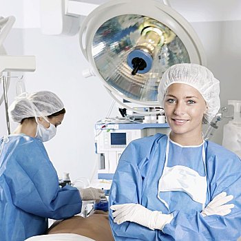 女性,外科,手术室