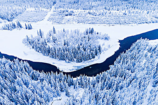 冬季风景,河