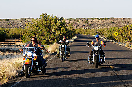 人,摩托车,靠近,旗杆,亚利桑那,美国