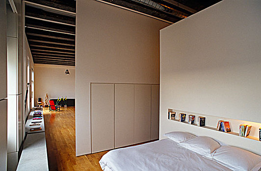 卧室,生活方式,区域,漂浮,墙壁
