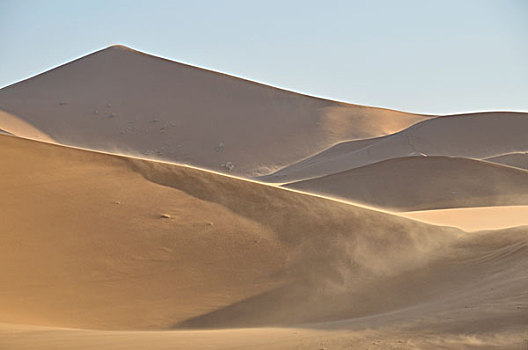 沙子,风暴,沙丘,摩洛哥,非洲