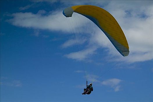 滑翔伞,布列塔尼,法国