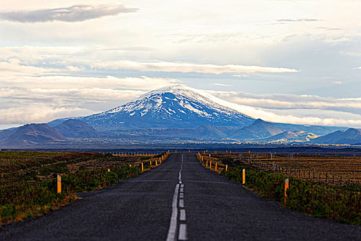 活火山,西南方,冰岛,欧洲