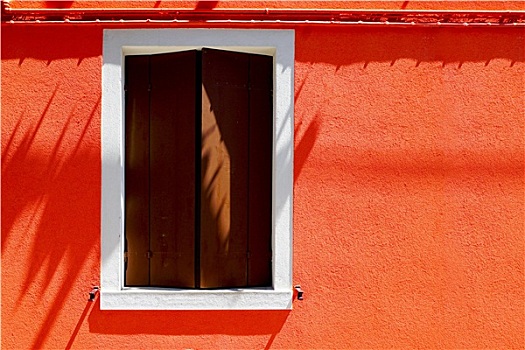 窗户,房子,橘色,墙壁