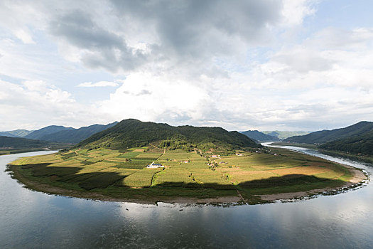 浑江大转弯风景