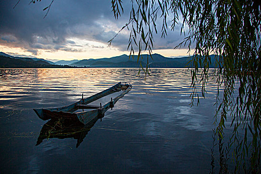 中国云南泸沽湖自然风光