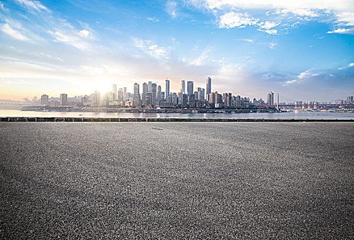 汽车背景,城市广场