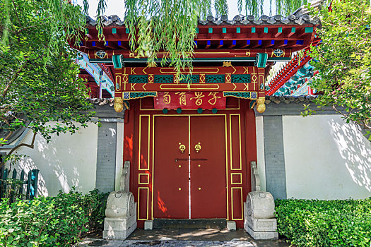 中式门楼,济南趵突泉公园
