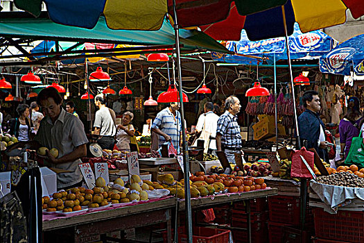 食品市场,香港