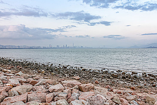 深圳湾公园夜景