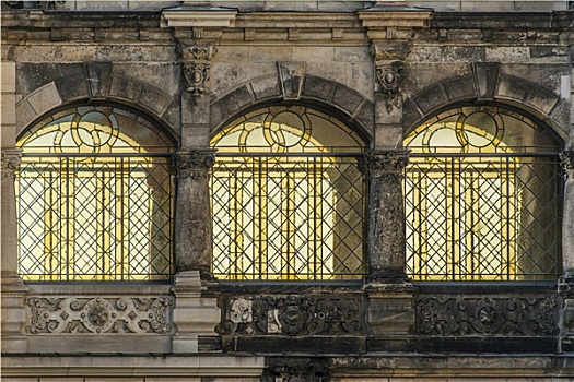 历史,窗户,德累斯顿
