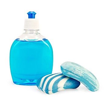 肥皂,液体,坚实,蓝色