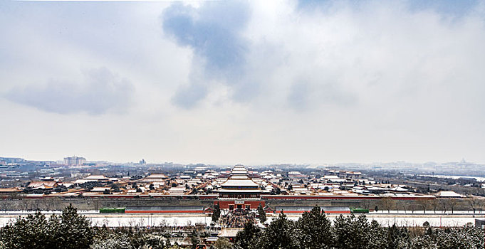 故宫春雪