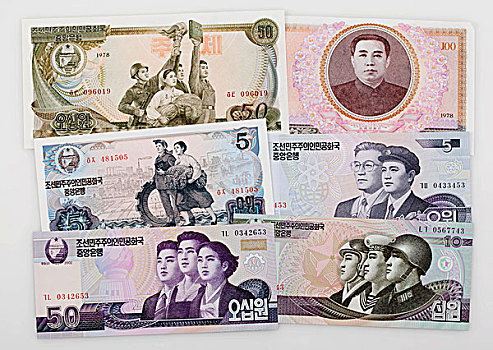 几个,历史,钞票,北方,韩国