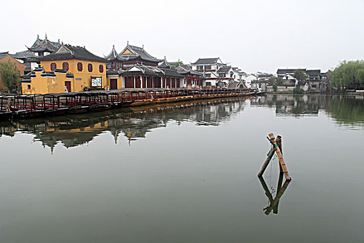 锦溪,古镇,建筑,江南,水乡,小桥,桥梁,河流,河道,渔舟,渔船,小巷,风情,风光,旅游,景点,古色古香,民111