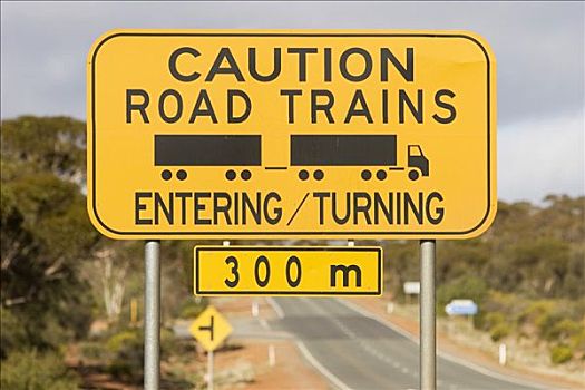 警告标识,小心,西澳大利亚,澳大利亚