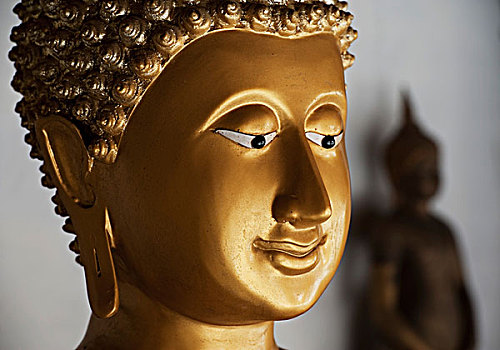 雕塑,康巴,佛教寺庙,清迈,泰国