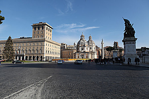 罗马威尼斯广场街道