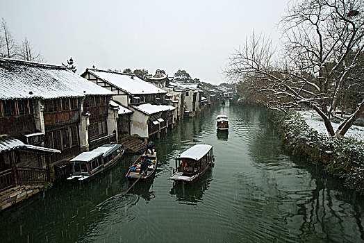 乌镇雪景