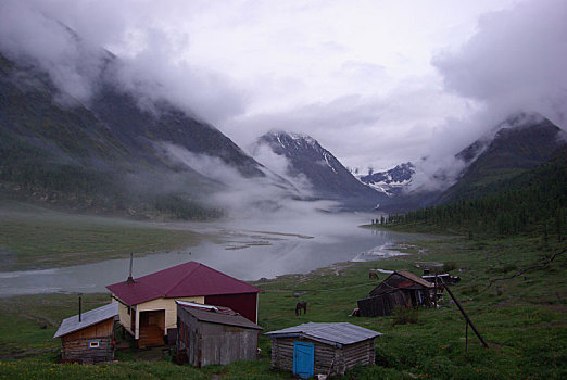 山,河,水流,峡谷,石头,岩石,陆地,靠近,漂亮,山景