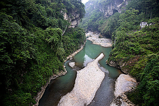 重庆黔江阿蓬江大河口峡谷