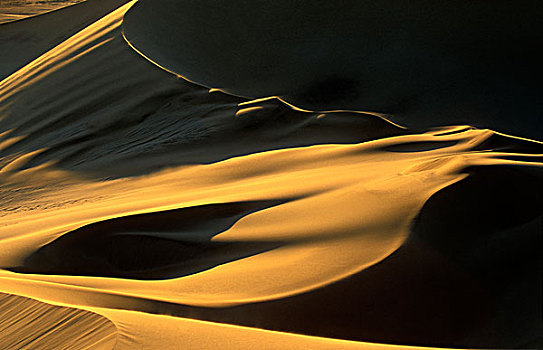 纳米比亚,纳米布沙漠,沙丘,日落,靠近,湾
