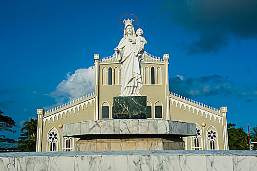 雕塑,大教堂,塞班岛,北方,中心,太平洋