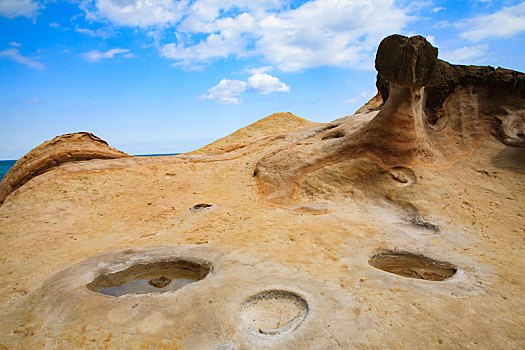 野柳地质公园,石头,岩石,奇异,地质地貌,地貌,地址,天空,户外