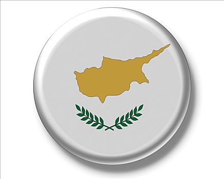 扣,旗帜,塞浦路斯
