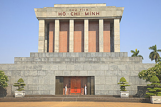 建筑,陵墓,胡志明墓,河内,越南