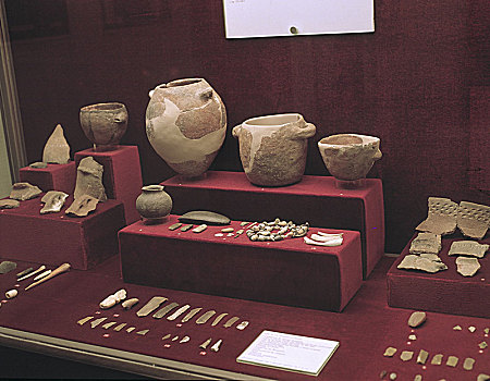 商品,挖掘,洞穴,阿尔梅利亚,陶瓷